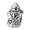 Sterling Silver Reflections Snowman Bead with Scarf
