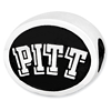 Sterling Silver University of Pittsburgh Panthers Bead