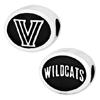 Sterling Silver Villanova University Wildcats Bead