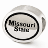Sterling Silver Missouri State University Bead