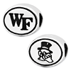 Sterling Silver Wake Forest Demon Deacons Bead