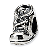 Sterling Silver Reflections Baby Shoe Bead