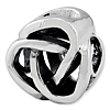 Sterling Silver Reflections Interlocking Bali Bead