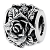 Sterling Silver Reflections Rose Bali Bead