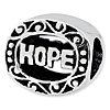 Sterling Silver Reflections Hope Bead with Fancy Border