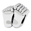 Sterling Silver Reflections Big Feet Bead