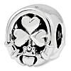 Sterling Silver Reflections Three Leaf Clover Bead