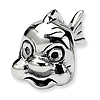 Sterling Silver Reflections Silly Fish Bead