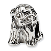 Sterling Silver Reflections Sitting Puppy Bead