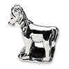 Sterling Silver Reflections Sideways Horse Bead