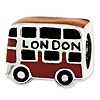 Sterling Silver Reflections Enamel London Double Decker Bus Bead