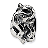 Sterling Silver Reflections Sitting Elephant Bead