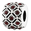 Sterling Silver Reflections June Swarovski Checkerboard Bead