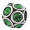 Sterling Silver Reflections May Swarovski Bezel Bead