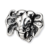 Sterling Silver Reflections Elephant Head Bead