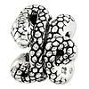 Sterling Silver Reflections Coiled Snake Bead