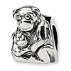 Sterling Silver Reflections Mama and Baby Monkey Bead