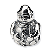 Sterling Silver Reflections Snowman Bead