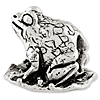 Sterling Silver Reflections Frog on Lily Pad Bead