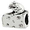 Sterling Silver Reflections Mouse on Cheese Bead