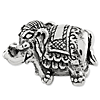 Sterling Silver Reflections Fancy Elephant Bead