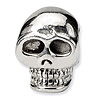 Sterling Silver Reflections Skull Bead
