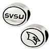 Sterling Silver Saginaw Valley State University Bead