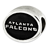 Sterling Silver Atlanta Falcons Charm Bead