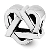 Sterling Silver Adoption Symbol Bead