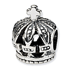 Sterling Silver Reflections Crown Bead