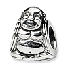 Sterling Silver Reflections Laughing Buddha Bead