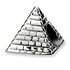 Sterling Silver Reflections Pyramid Bead