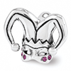 Sterling Silver Reflections Swarovski Jester Mask Bead