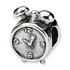 Sterling Silver Reflections Alarm Clock Bead
