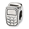 Sterling Silver Reflections Cell Phone Bead