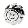 Sterling Silver Reflections Smiling Sun Bead