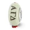 Sterling Silver Reflections Hand Painted Alpha Gamma Delta Glass Bead