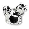 Sterling Silver Reflections Chicken Bead Side View