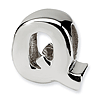 Sterling Silver Reflections Letter Q Bead