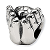 Sterling Silver Reflections World in Hands Bead