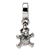 Sterling Silver Reflections Teddy Bear Dangle Bead