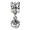 Sterling Silver Reflections Sun Dangle Bead