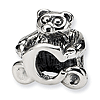 Sterling Silver Reflections Kids Letter C Bead