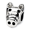 Sterling Silver Reflections Kids Pig Bead
