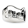 Sterling Silver Reflections Kids Airplane Bead