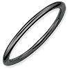 Black-plated Sterling Silver Stackable 1.5mm Polished Ring