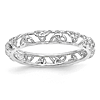 Sterling Silver Stackable Expressions Celtic Knot Ring
