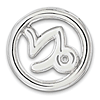 Sterling Silver Small Capricorn Zodiac Pendant