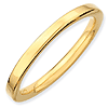 18kt Gold-Plated Sterling Silver Stackable 2.25mm Ring