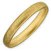 Gold-plated Sterling Silver Stackable 3.25mm Satin Ring
